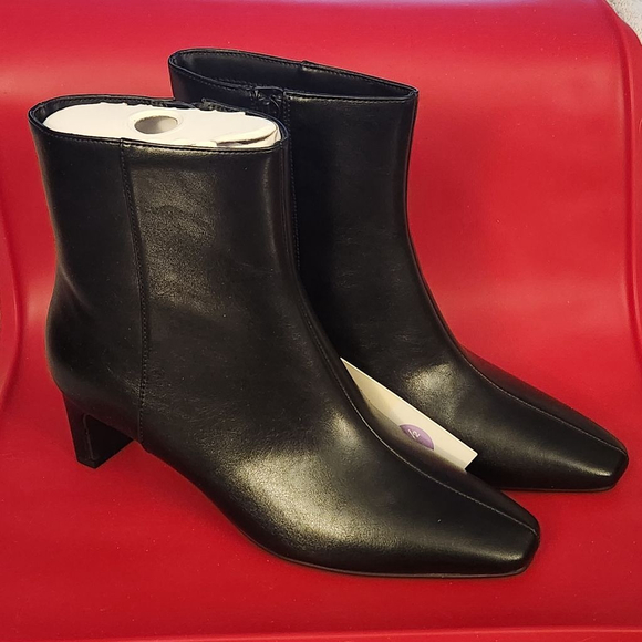 a new day Shoes - A New Day Black Tigris Ankle Boots